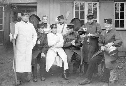 Felthaubitsgruppen, Sikringsstyrken, 1914-18