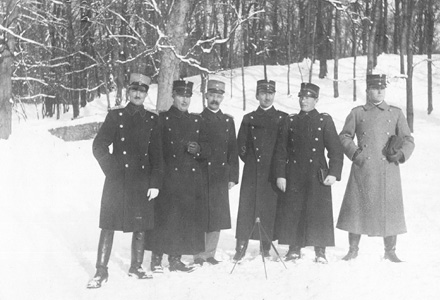 Soldater i sne